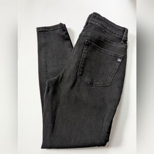 m Jeans By Maurices Women's Mid-rise Black Stretch Denim Size M Short Casual